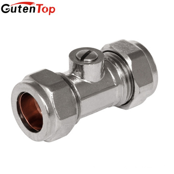 Gutentop Forged Brass Isolated Ball Valve,15mm And 22mm